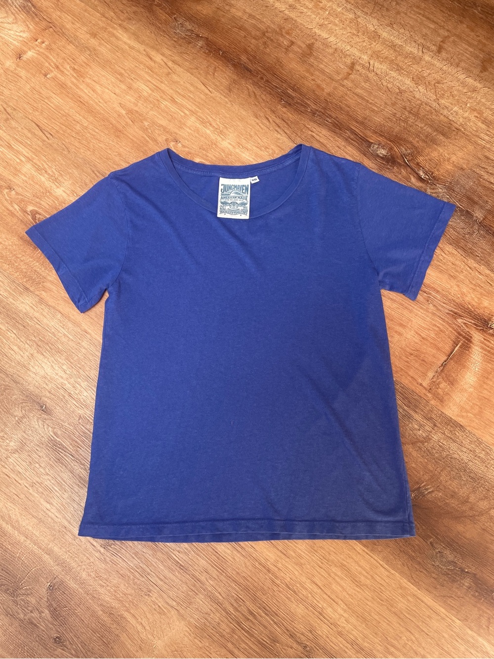 Jungmaven Hemp Organic Cotton Tee Shirt Purple/Blue XS #